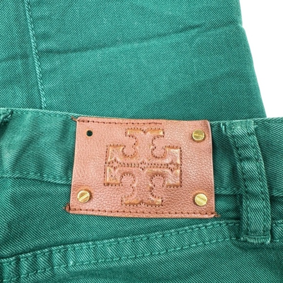 Tory Burch Ivy Green Super Skinny Jeans - Picture 5 of 15